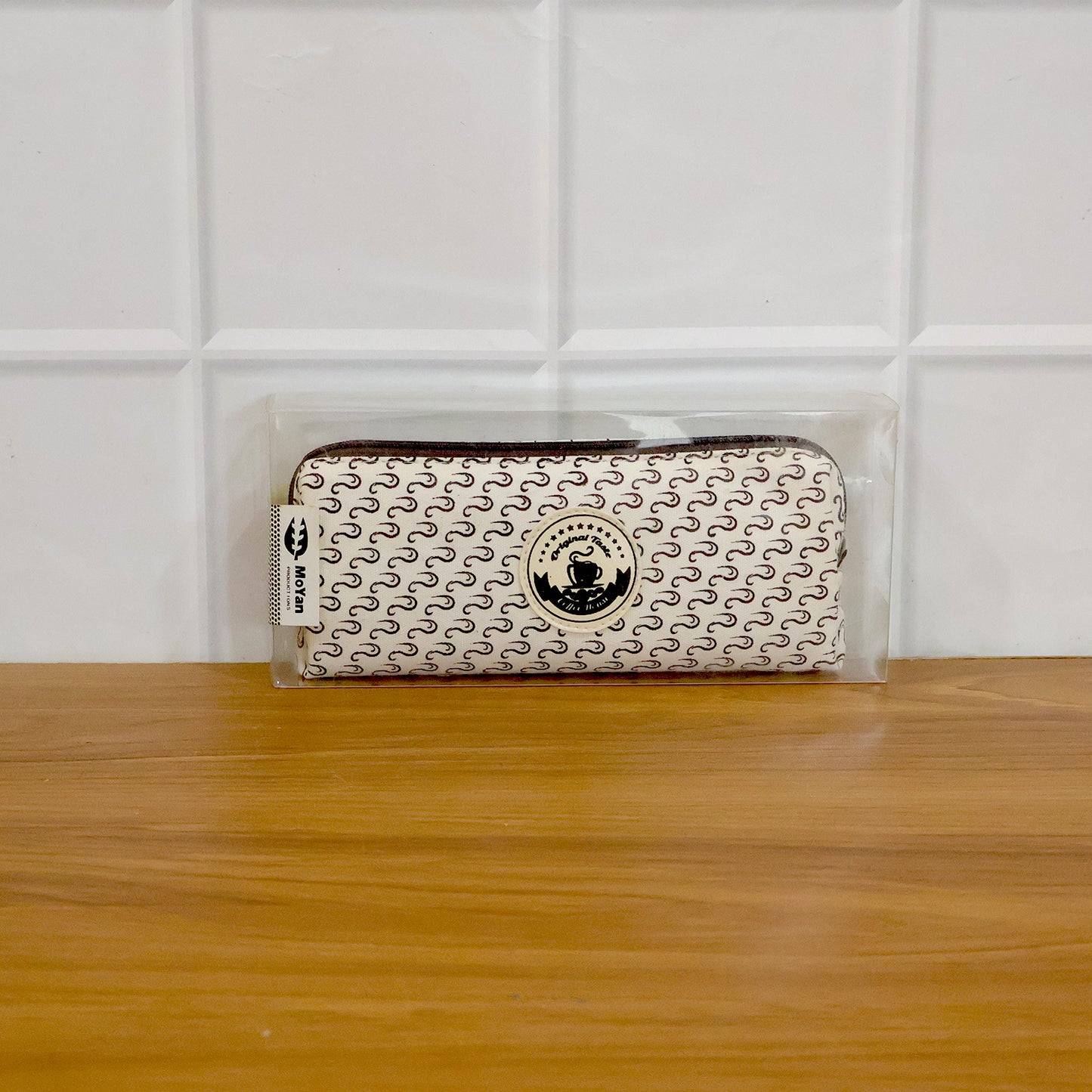 Wukusy multipurpose zipper pencil pouch with a colorful design, compact storage for pens, pencils, and small accessories.