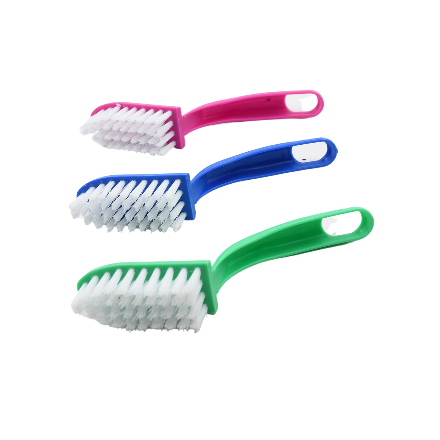 Wukusy 7956 multi-purpose kitchen cleaning brushes set with fish, vegetable, and fruit cleaning tools, featuring durable brushes and handles.