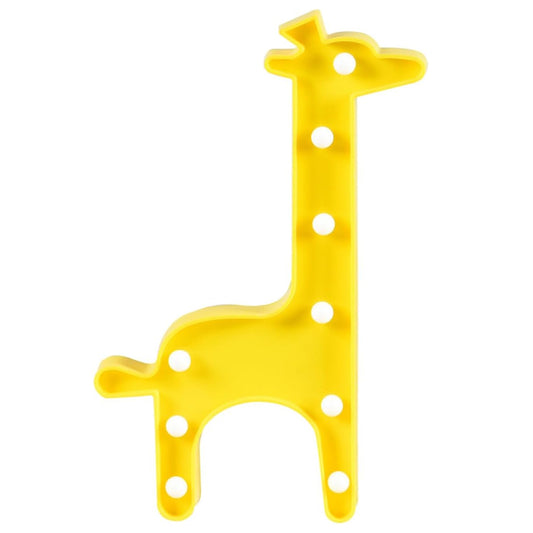 Wukusy giraffe-shaped LED night light for home decor, warm glow, cute animal design, ideal for children's room or nursery.