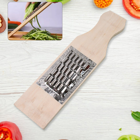 Wukusy vegetable shredder and slicer with cheese grater attachment for shredding food and vegetables in the kitchen