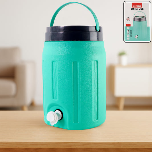Wukusy insulated 5.5L water jug for home improvement, featuring a durable design and secure lid for water storage.