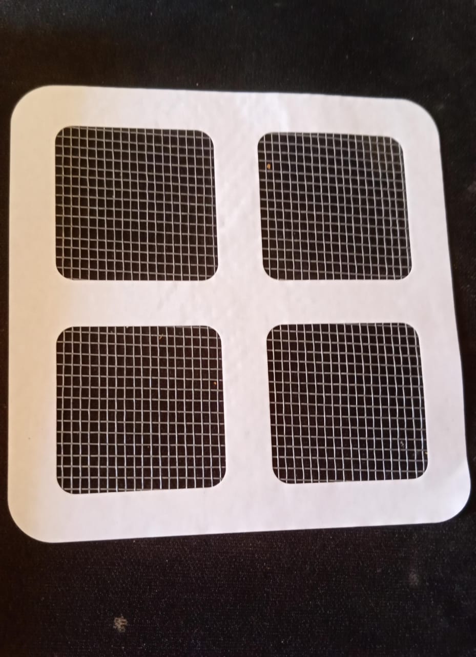 Wukusy window screen repair tape, 4 inch wide, designed for home improvement to fix torn or damaged window screens.