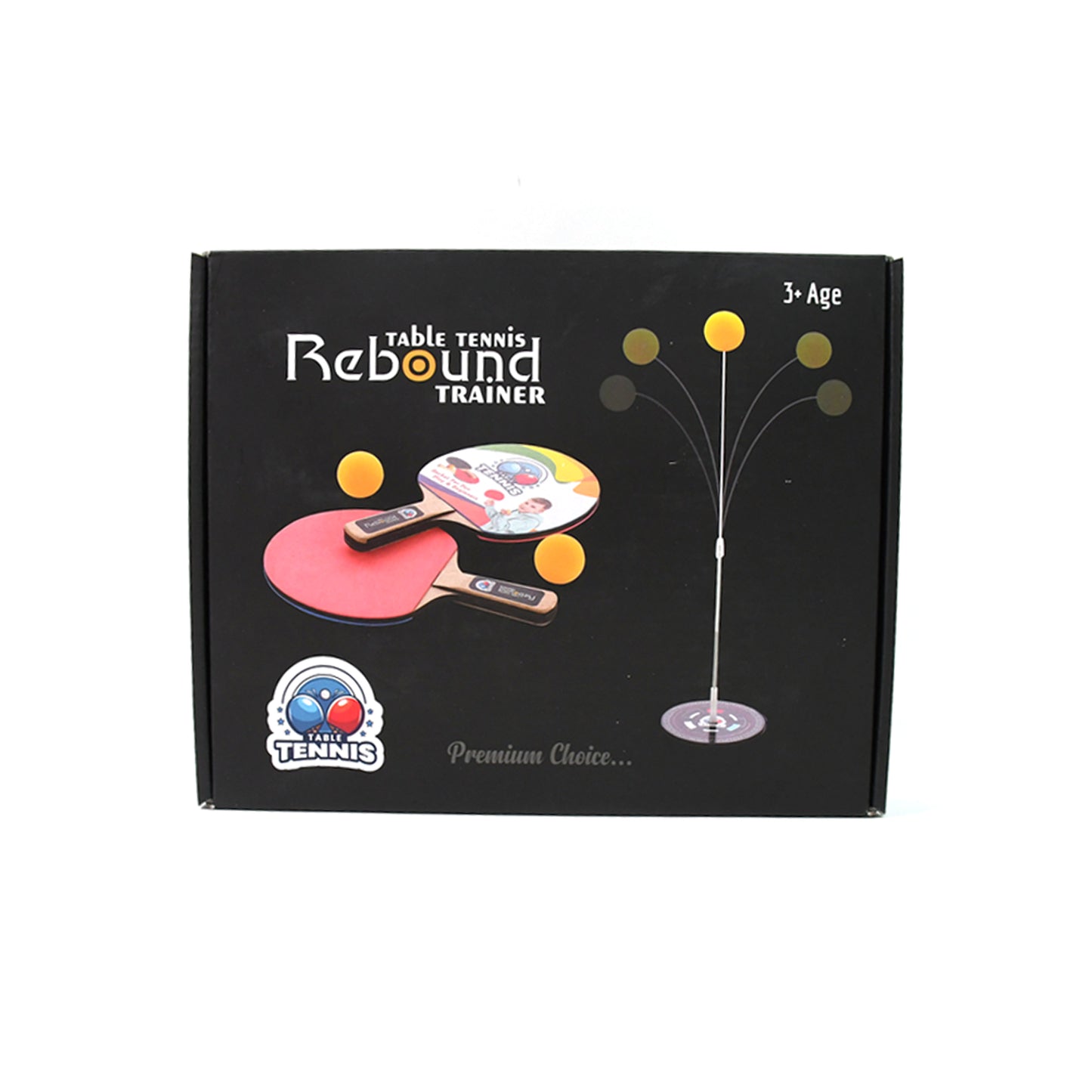 Portable Wiff Waff rebound table tennis trainer set by Wukusy, featuring a compact training device with a paddle and ball.