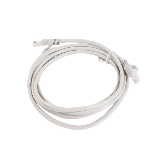 Wukusy high-speed Ethernet LAN cable, 2 meters, suitable for office use, with black connector ends and flexible cable design.