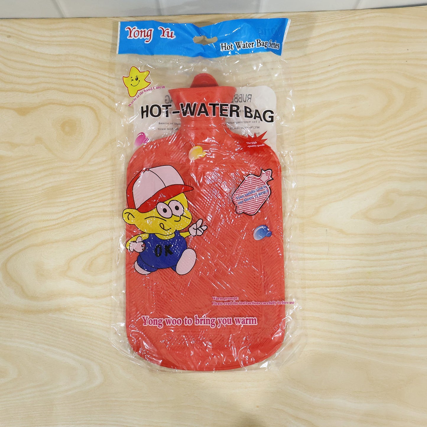 Big Size Hot Water Bag Rubber Bottle With Screw Cap For Warmth (1 Pc)