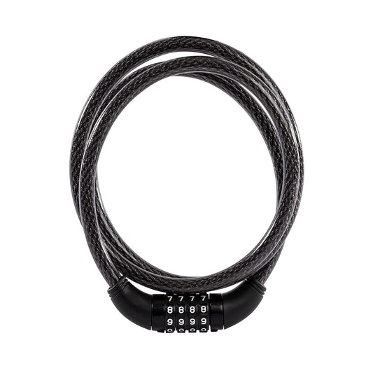 Wukusy heavy-duty plastic combination lock for helmets, versatile hardware lock for secure multi-purpose use.