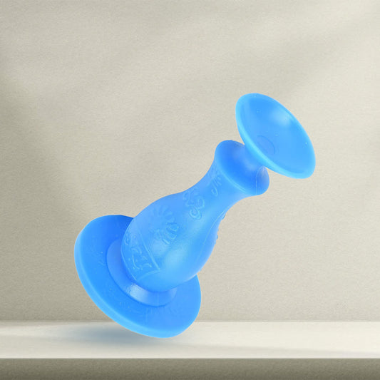 Wukusy multifunction washer door stopper made of rubber, designed to hold front load washing machine doors open securely.