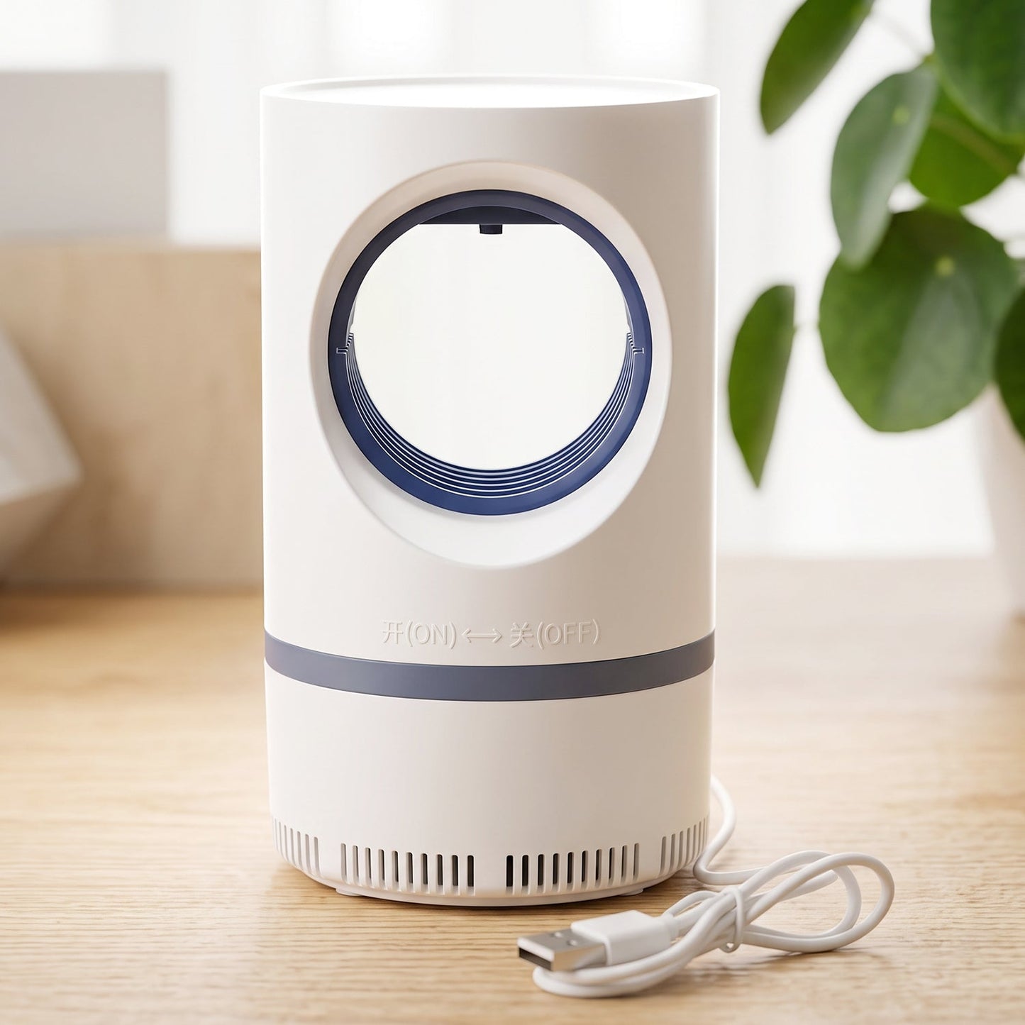 Wukusy electric USB mosquito killer lamp with suction trap, indoor insect trap device for effective mosquito control.