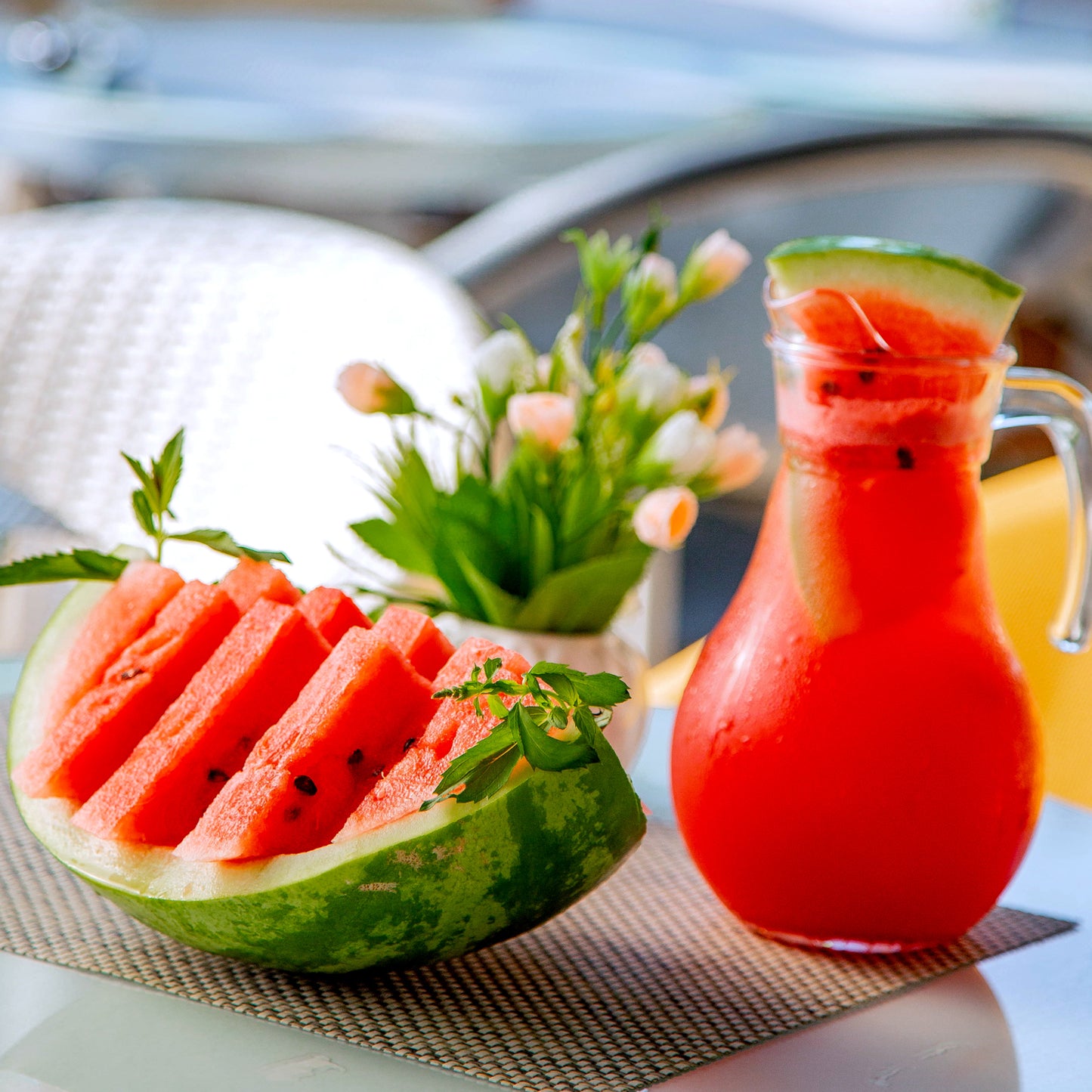 Wukusy watermelon slicer and corer made of stainless steel, a smart multi-purpose kitchen tool for easy watermelon cutting and serving.