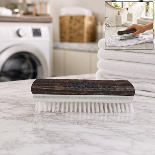 Wukusy Veepee Hard Golden Cloth Wash Brush for cleaning, with durable golden bristles and ergonomic handle.