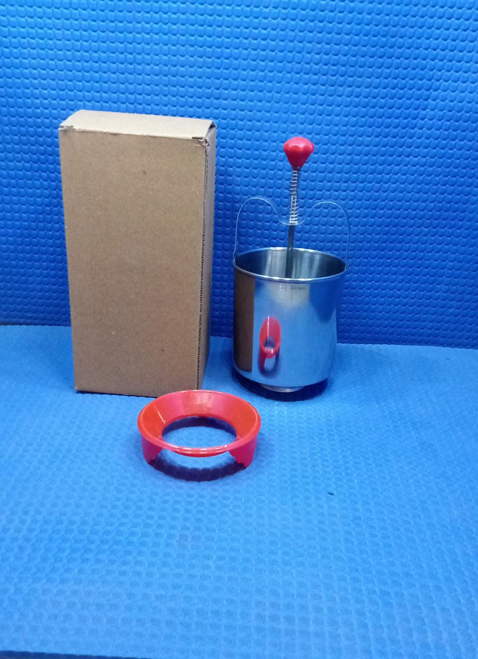 Wukusy stainless steel medu vada and donut maker for perfectly shaped, crispy vadas and donuts in a kitchen tool.