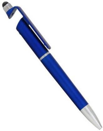 Wukusy 1594 3-in-1 ballpoint stylus pen with mobile stand, featuring a sleek design and versatile writing and touch functions.