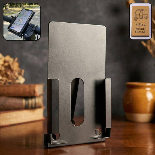 Wukusy Rixa Bracket Mobile Holder mounted on a surface, showcasing its adjustable design for secure smartphone placement.
