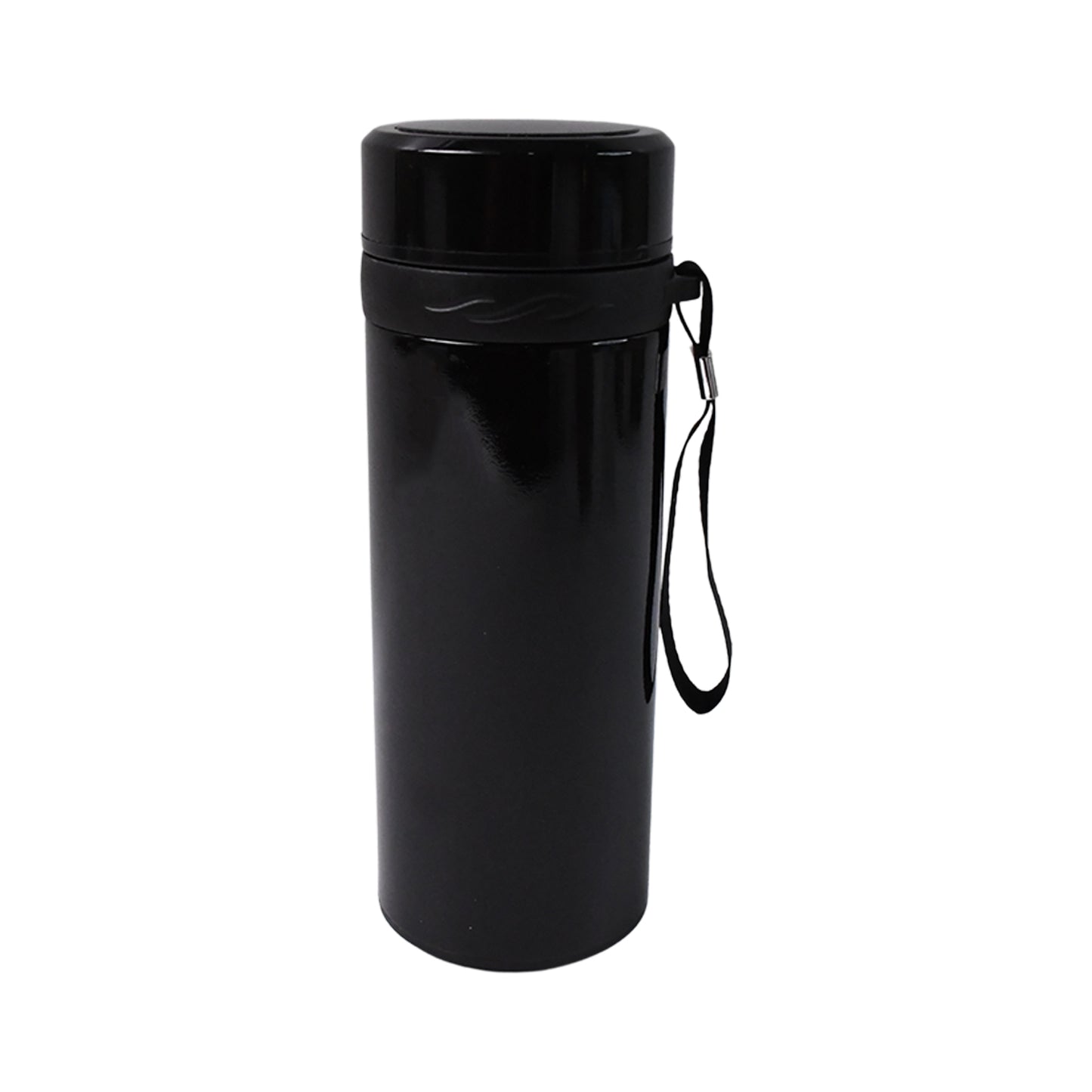 Wukusy stainless steel vacuum thermos flask bottle, 700ml, with sleek silver finish and secure lid for hot or cold beverages.