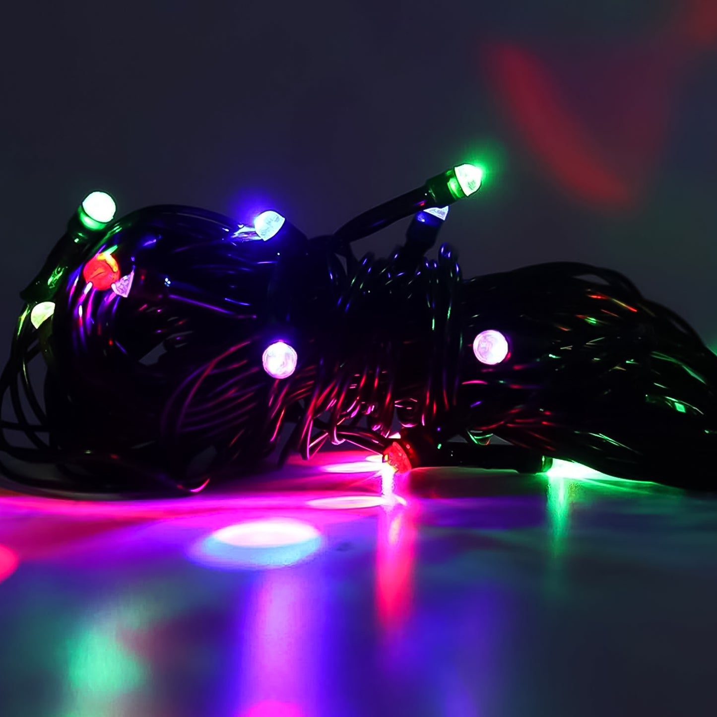 Wukusy Diwali wedding LED string light, 3 meters long, decorative home decor with 16 LED bulbs for festive lighting.