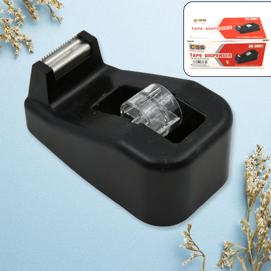 Wukusy 9515 plastic tape dispenser cutter for home office use, with a sturdy design for stationary and packaging tape.