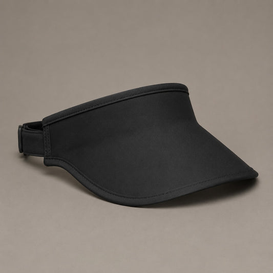 Wukusy women’s adjustable wide brim sun visor cap in random color, perfect for outdoor summer protection and style.