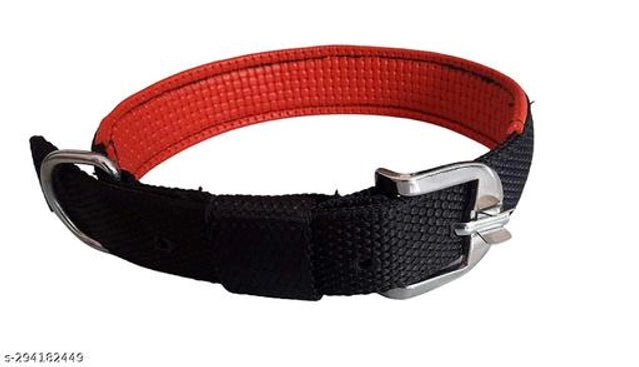Multicolor pet neck collar belt from 15929, designed to fit medium-sized pets, with a comfortable and adjustable fit.