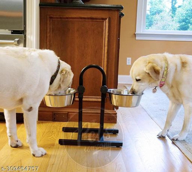 Colorful stainless steel pet feeding bowls, designed for pets, with a durable and easy-to-clean stainless steel construction.