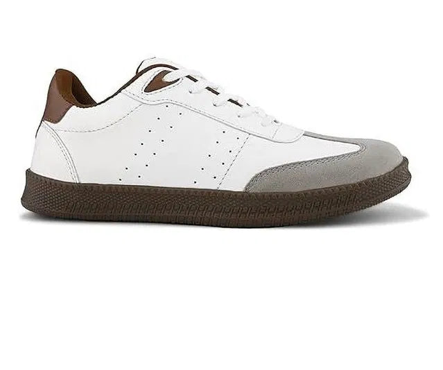 Anjrs men's casual sports shoes in navy blue with white accents, designed for running and everyday comfort for boys and men.