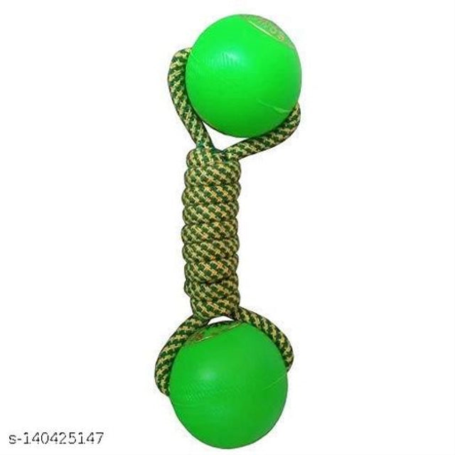 Colorful cotton knot toy for pets, soft and durable pet bed by 15929, featuring multicolor woven fabric and playful knot design.