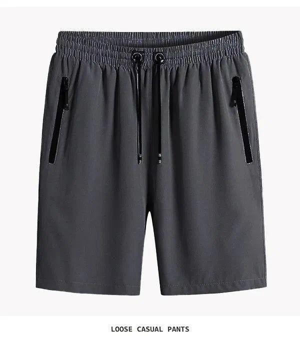 Set of three men's stretchable cotton shorts in various colors, featuring comfortable fit and casual style by brand 34751.