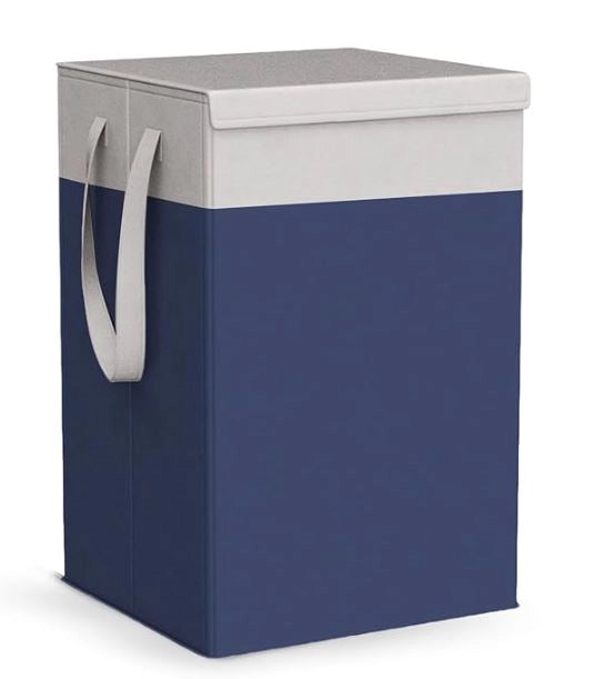 Large foldable laundry basket for clothes storage and organization, made by 30802, showing the spacious, collapsible fabric design.