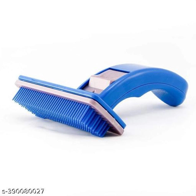 Multicolor ABS plastic slicker brush for pets, designed for grooming and detangling pet fur, by 15929.