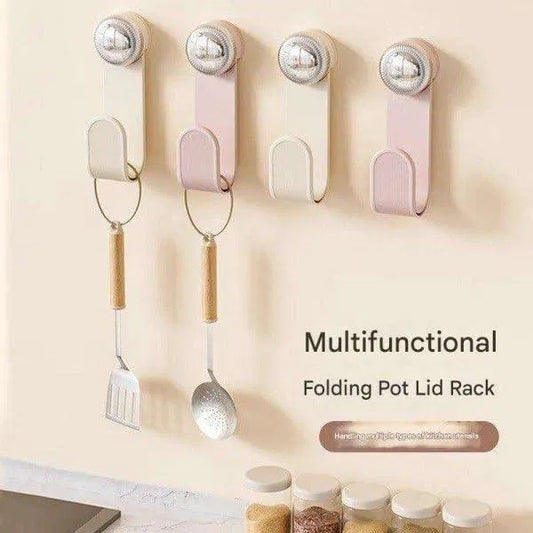 Pot lid holder with suction cup key holder from 31092, featuring a secure suction cup and space for keys or small items.