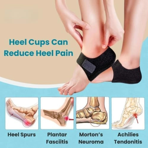 18281 heel protector with thicker gel cushioning, designed as exercise straps to provide comfort and support during workouts.