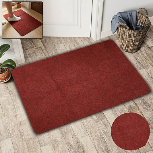 Wukusy soft anti-slip door floor mat, 80x50 cm, with textured surface for secure grip, suitable for entryways and indoor use