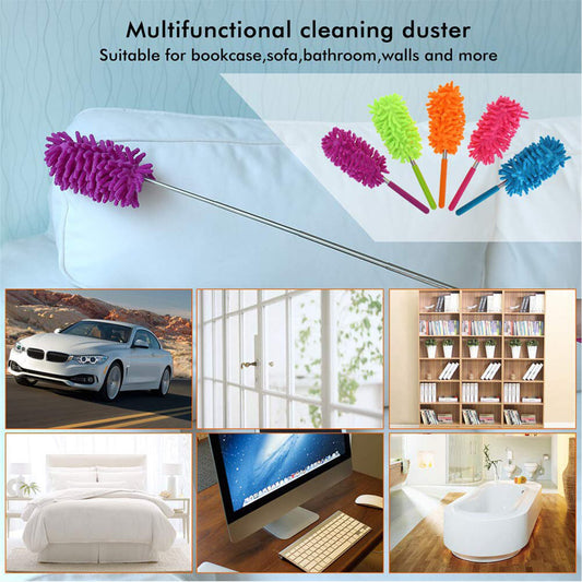 Wukusy 6017 microfiber fan cleaning duster for quick, easy home improvement dusting and surface cleaning.