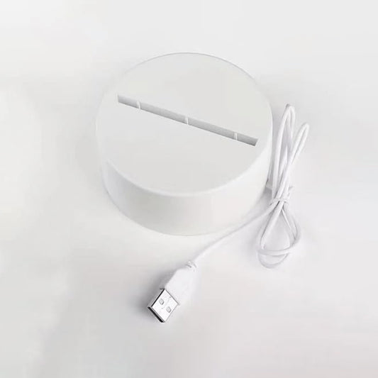 Wukusy LED acrylic message board night lamp used as modern home decor with illuminated message display.