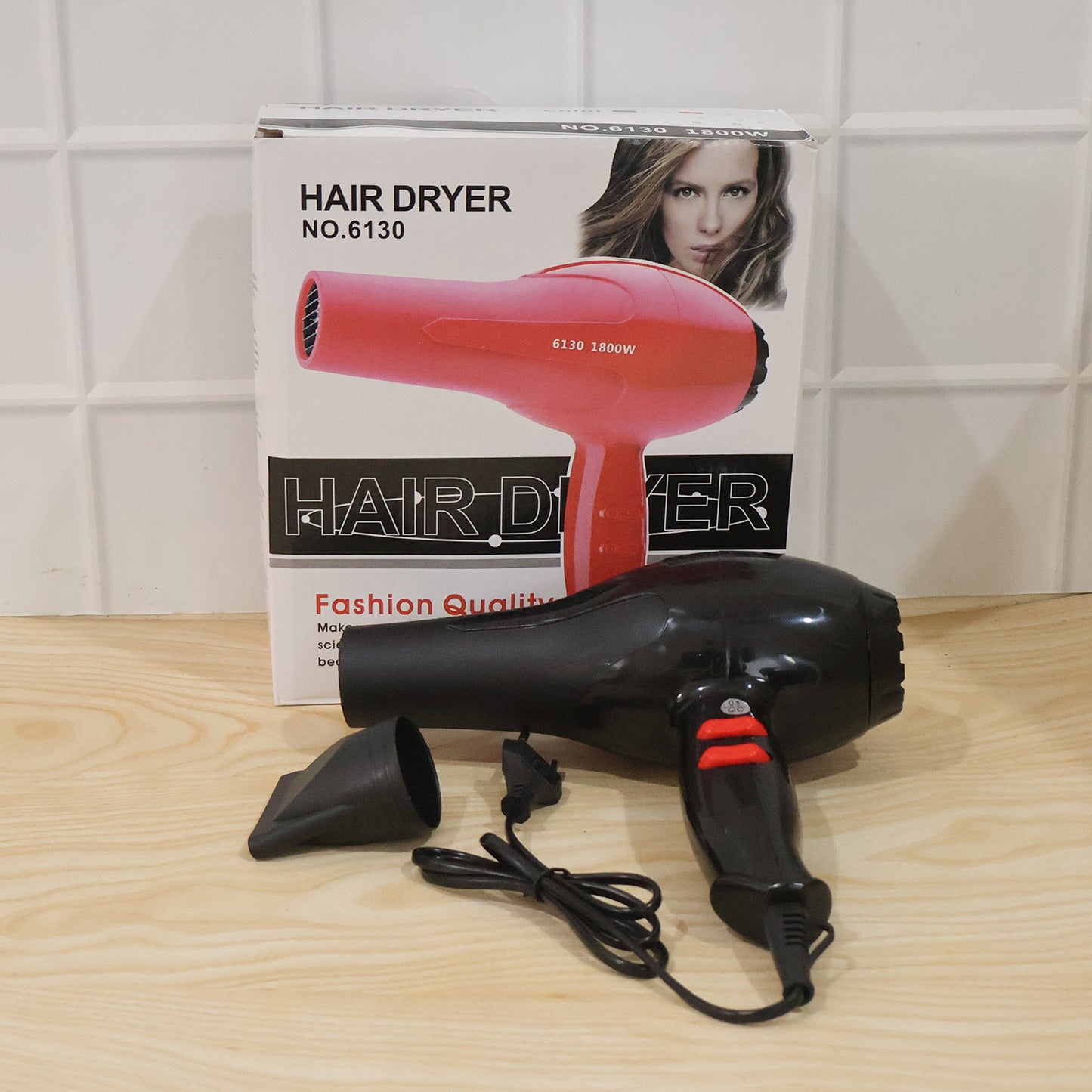 Wukusy portable compact hair dryer with hot and cold air options, suitable for home salon use, shown in the image.