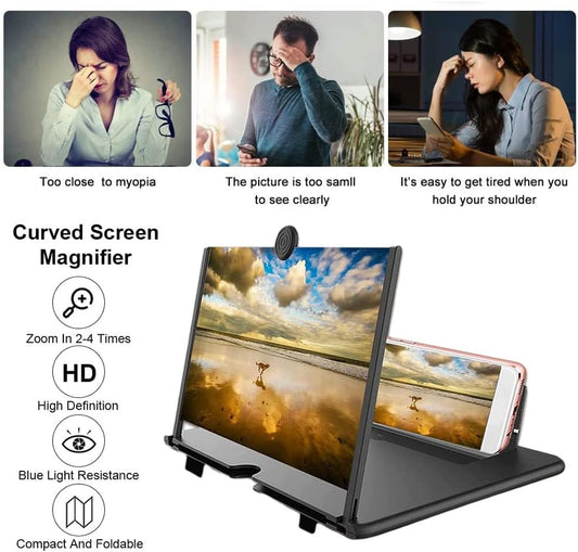 FIZZI SHOP JK SIDHU 8-inch 3D video amplifier with sleek design and modern controls for enhanced audio-visual experience.