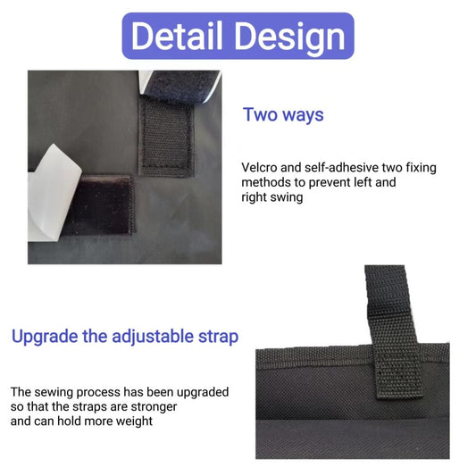 FIZZI SHOP JK SIDHU car backseat trunk organizer with multiple compartments for storage and organization in a vehicle interior