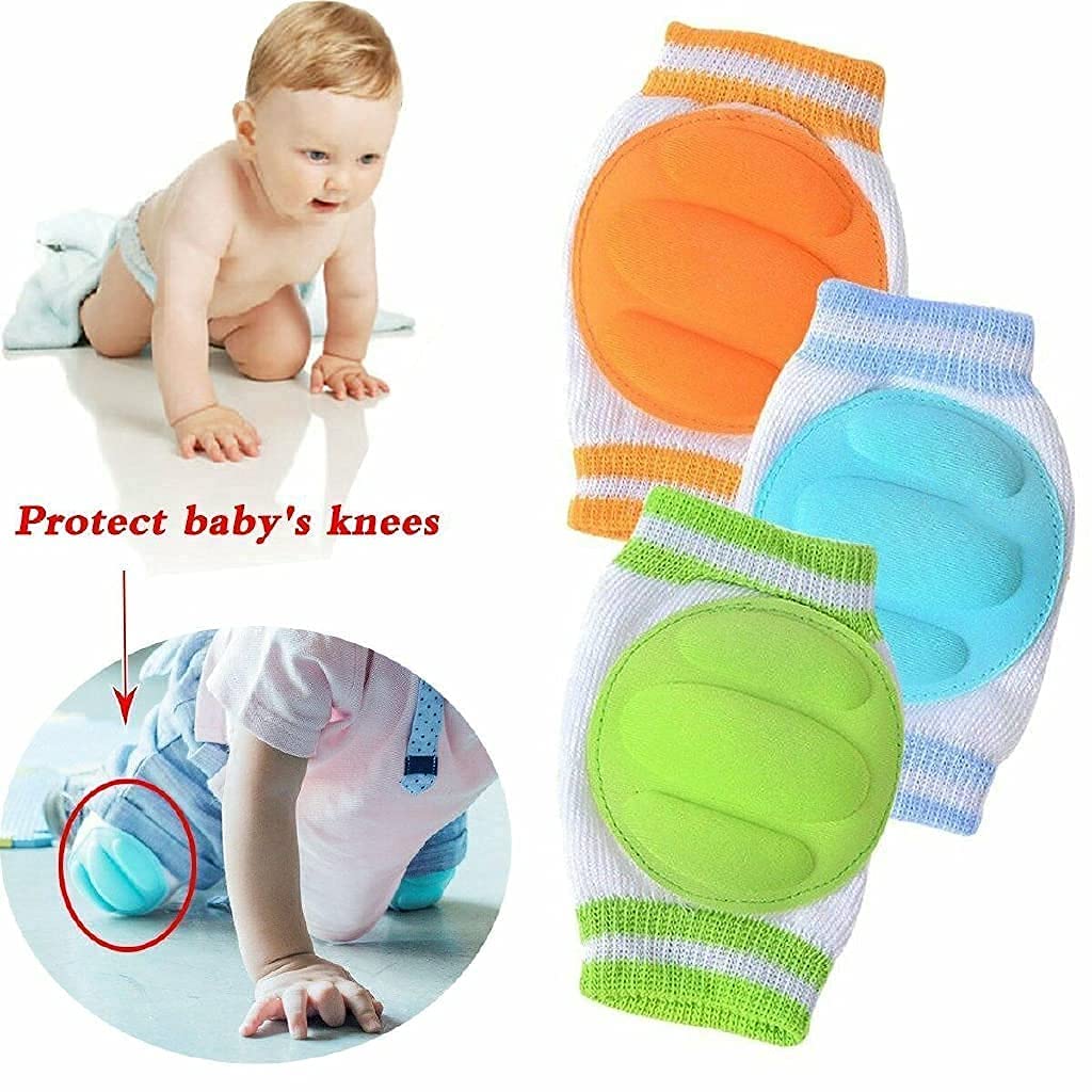 FIZZI SHOP JK SIDHU baby knee pad cushion with soft lining and knee protection for toddlers, shown on a child’s knee.