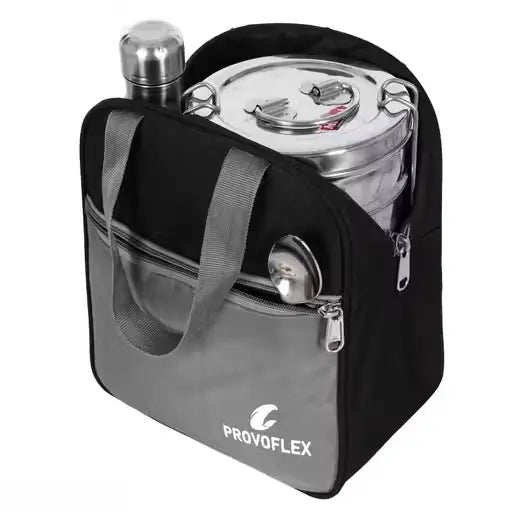 Ekom PROVOFLEX lunch bag with insulated design, featuring a compact travel storage tiffin bag for kitchen and dining use.