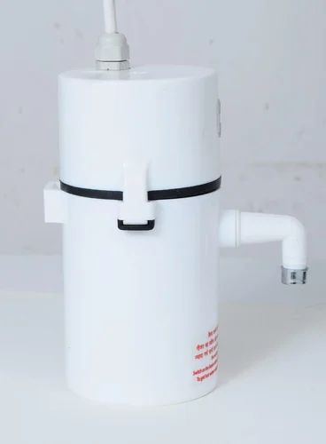 Drpshippr instant electric water geyser in various colors, compact design, suitable for quick hot water supply in the bathroom.