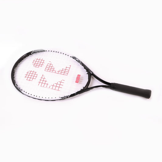 Wukusy Konex lightweight tennis racket with full cover, showing the racket's frame and grip in a close-up shot