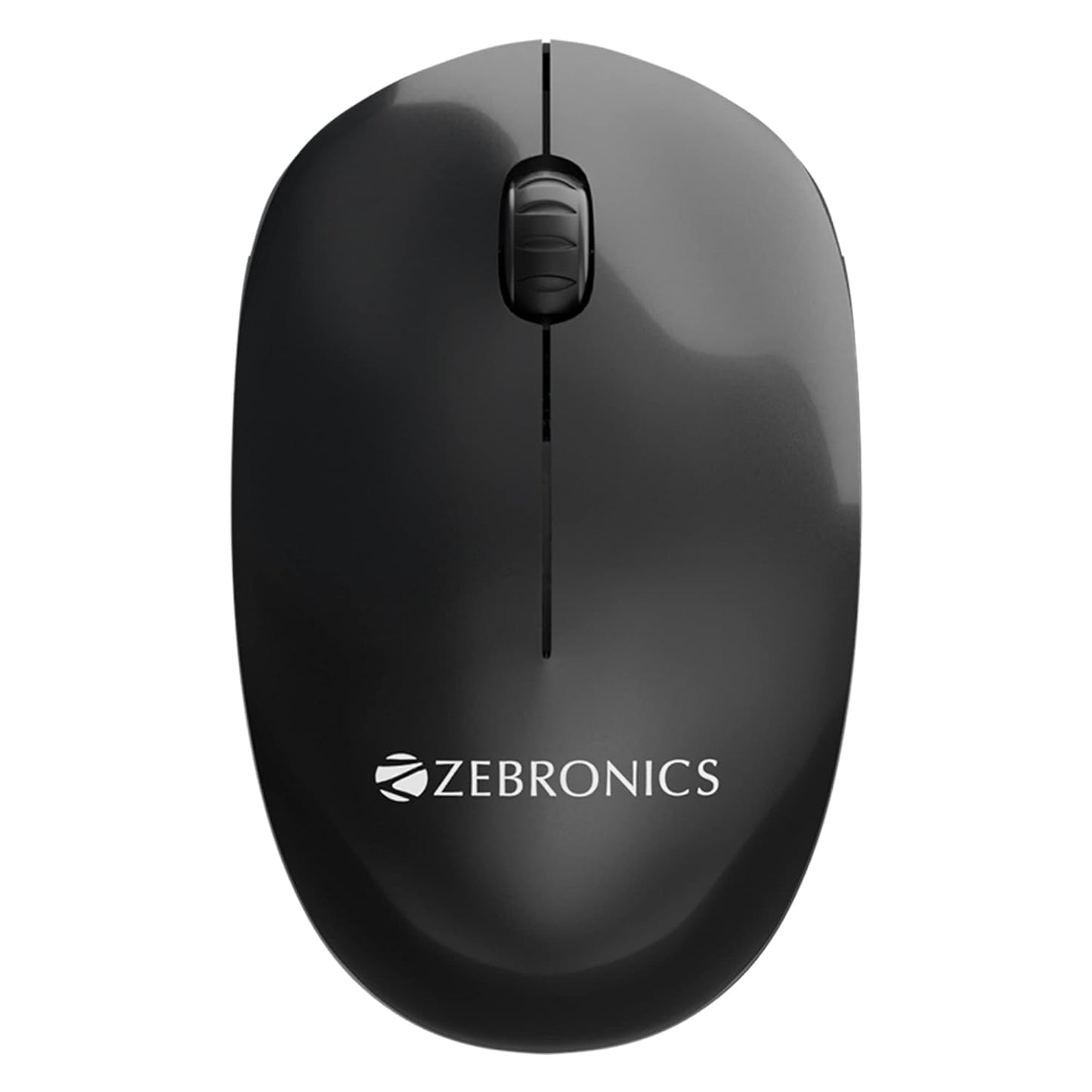 Seasons Zeb Cheetah wireless optical mouse in black with ergonomic design, 1600 DPI, USB 2.0 connection, high-precision tracking