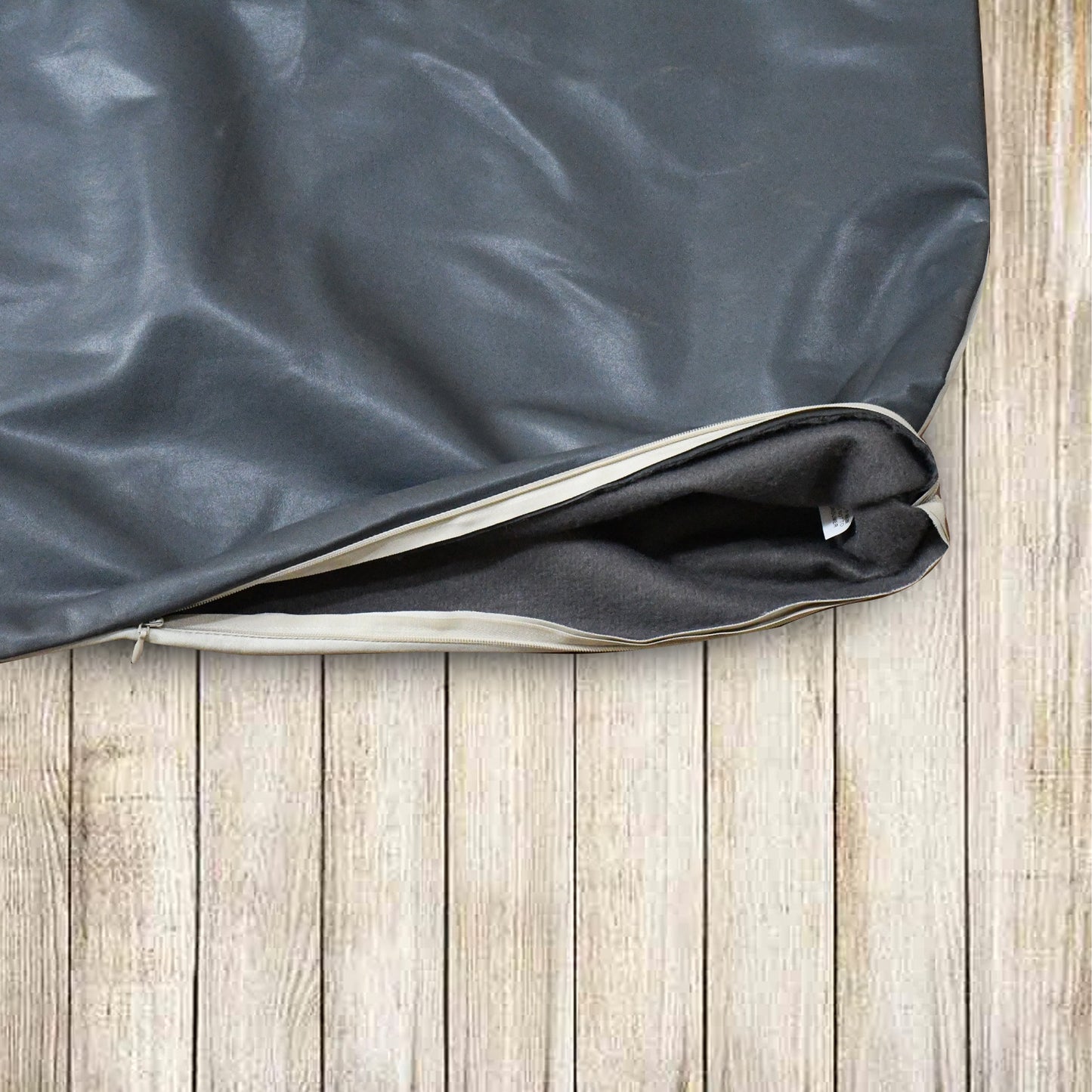 Soft Wukusy pillow cover for couch pillows, 60x60 cm, featuring smooth fabric and neutral design for home decor.
