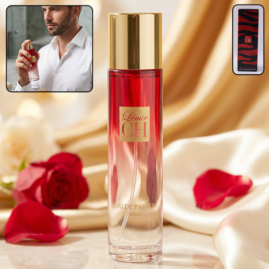 Wukusy Eau De Parfum Spray for Men and Women, 60ml, elegant bottle with sleek design and clear fragrance label.