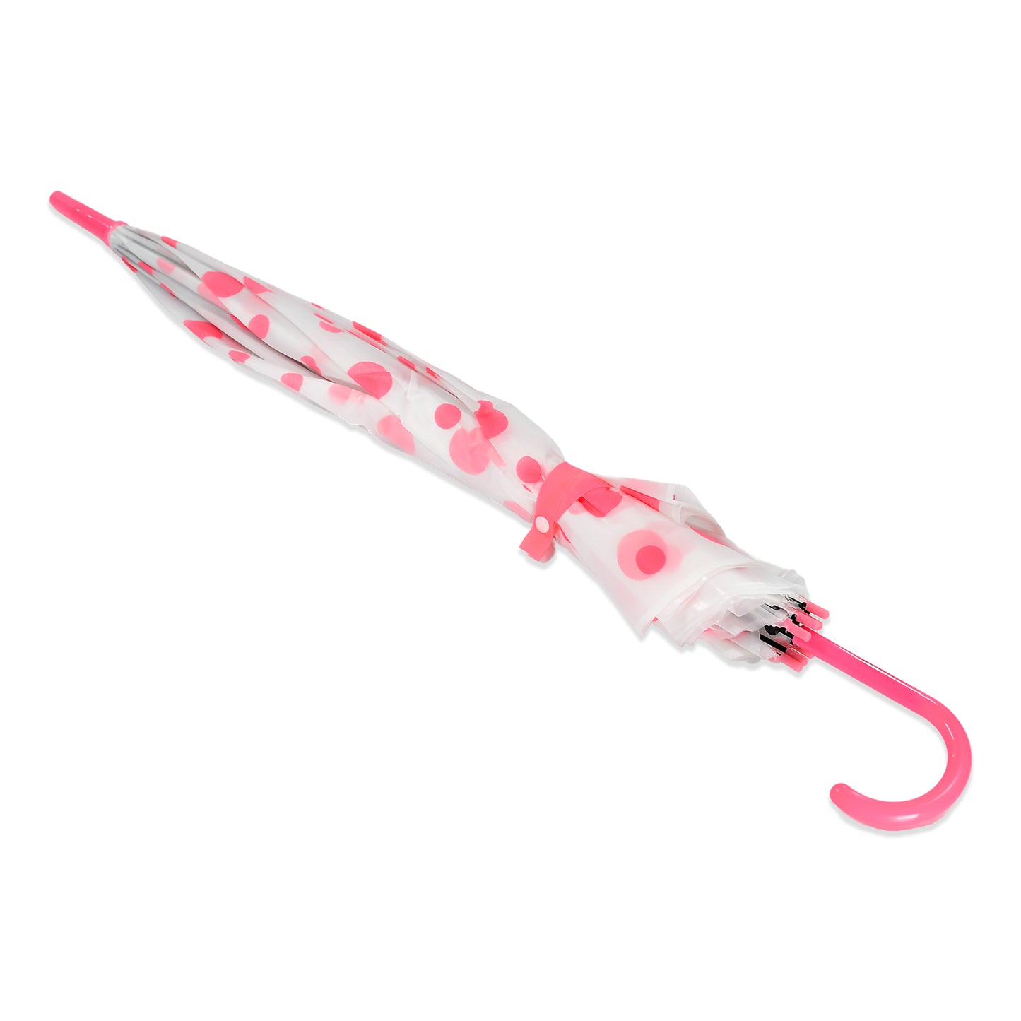 Multicolor dot-printed Wukusy umbrella for men and women, lightweight and stylish, perfect for rain protection.