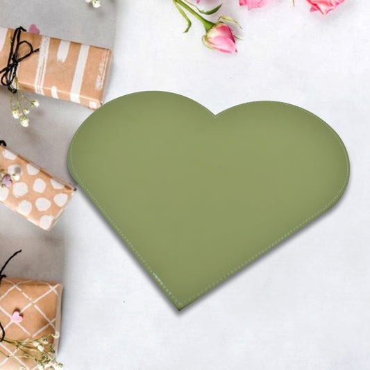 Wukusy 4040 heart-shaped art board and thick pad for office or craft projects, featuring a detailed heart shape for creative use.