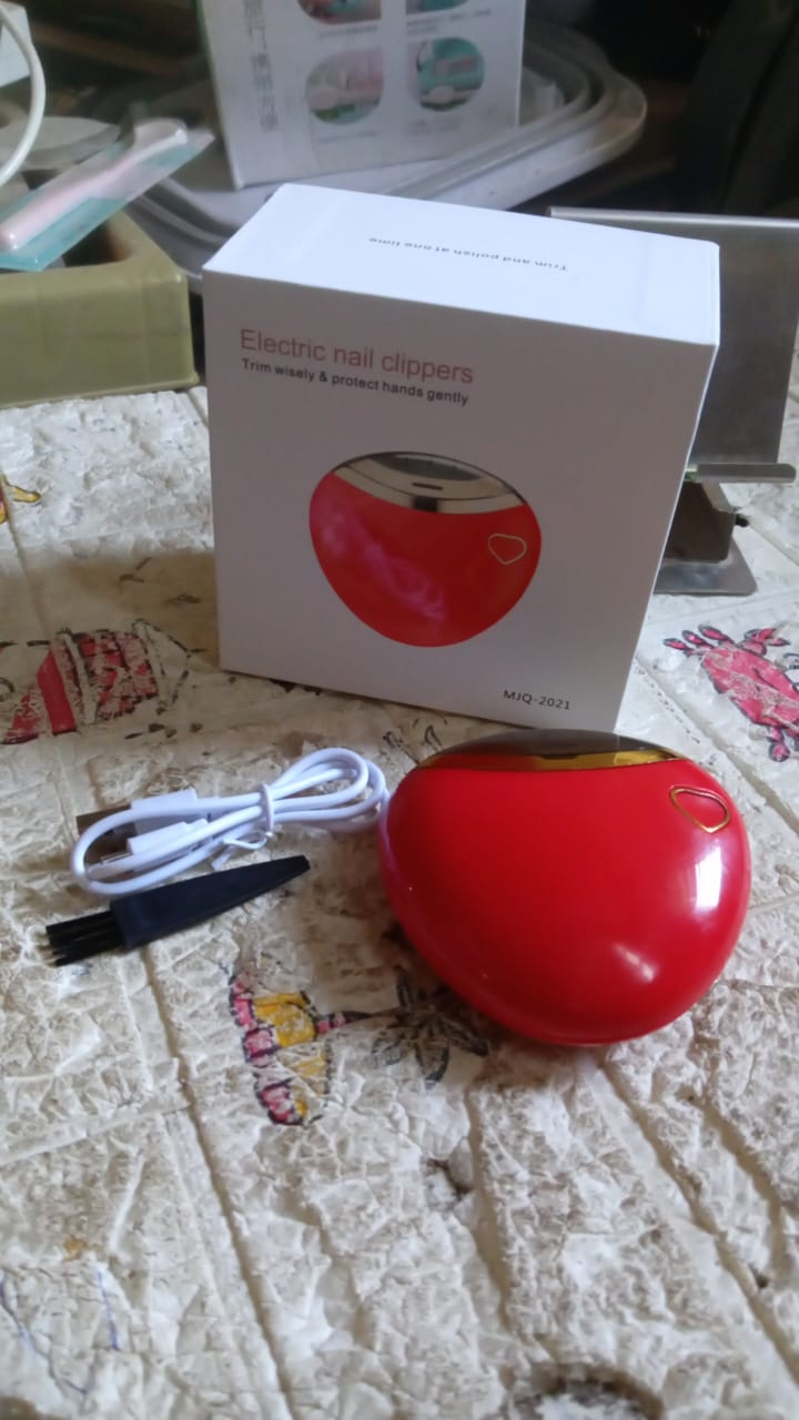 Wukusy electric manicure set with nail clippers, file, drill, and grinder for precise, safe nail and cuticle grooming.