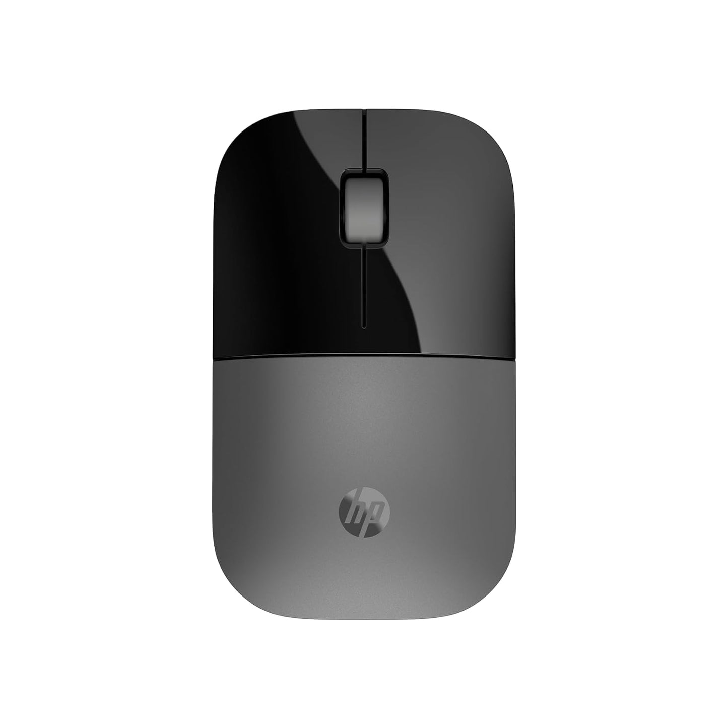 Seasons HP Z3700 wireless optical mouse in silver with USB receiver, slim design, 1200 DPI, 16-month battery life, 2.4GHz wireless.