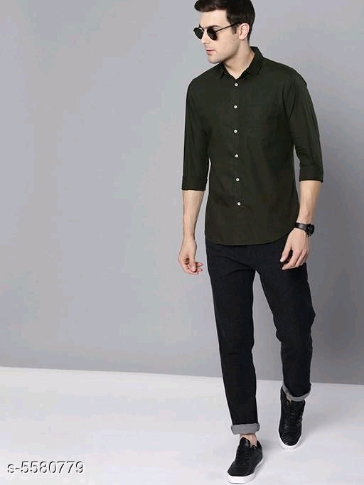 Black men's partywear shirt by Seasons, stylish elite design with a tailored fit, perfect for formal events and celebrations.