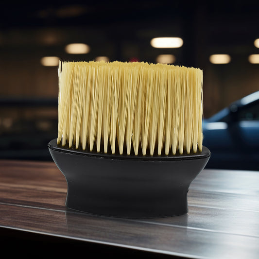 Wukusy multipurpose soft car air conditioner cleaner brush, automotive cleaning tool with soft bristles for interior and air vent cleaning