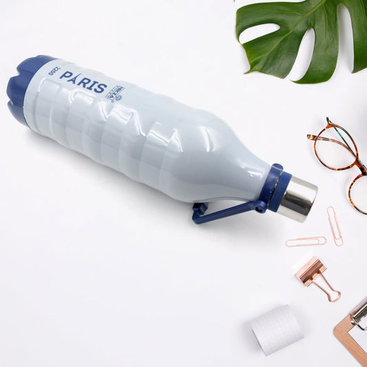 Wukusy plastic insulated water bottle with handle, 1500ml, BPA-free, leak-proof, ideal for kids, school, gym, or office use